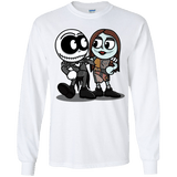 T-Shirts White / YS Skullhead Youth Long Sleeve T-Shirt