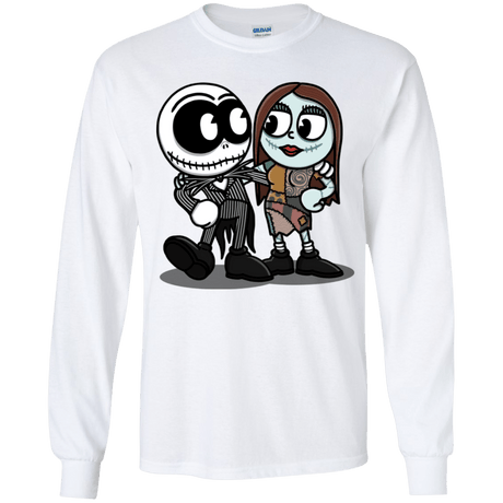 T-Shirts White / YS Skullhead Youth Long Sleeve T-Shirt