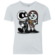T-Shirts Heather White / YXS Skullhead Youth Triblend T-Shirt