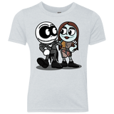 T-Shirts Heather White / YXS Skullhead Youth Triblend T-Shirt