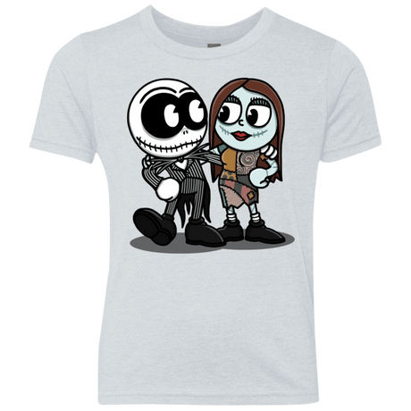 T-Shirts Heather White / YXS Skullhead Youth Triblend T-Shirt