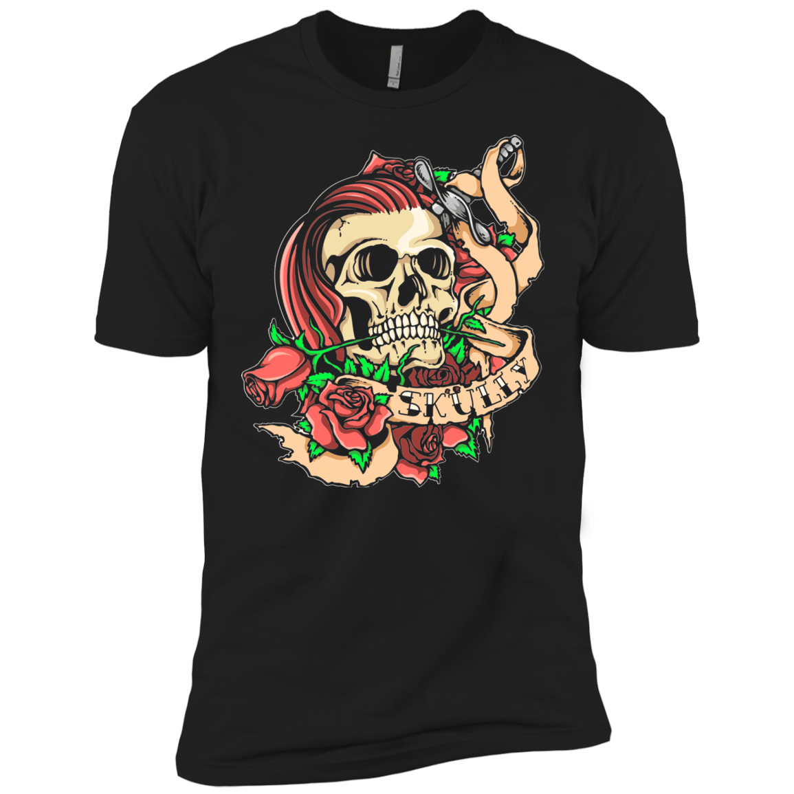 T-Shirts Black / X-Small SKULLY Men's Premium T-Shirt