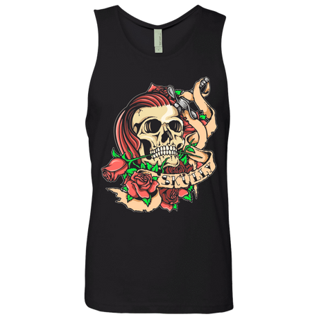 T-Shirts Black / Small SKULLY Men's Premium Tank Top