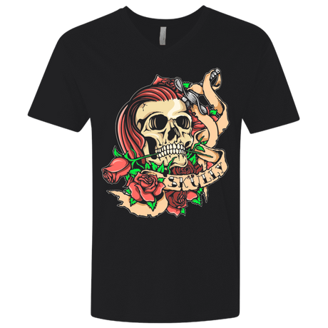 T-Shirts Black / X-Small SKULLY Men's Premium V-Neck