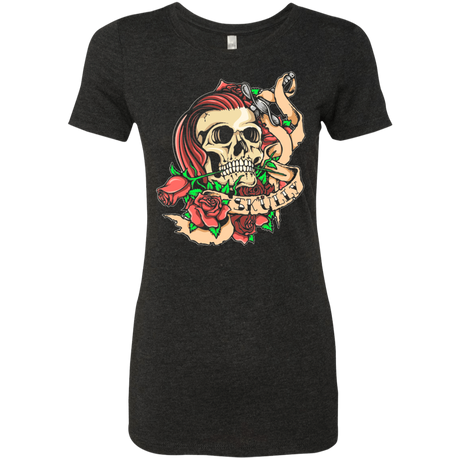 T-Shirts Vintage Black / Small SKULLY Women's Triblend T-Shirt
