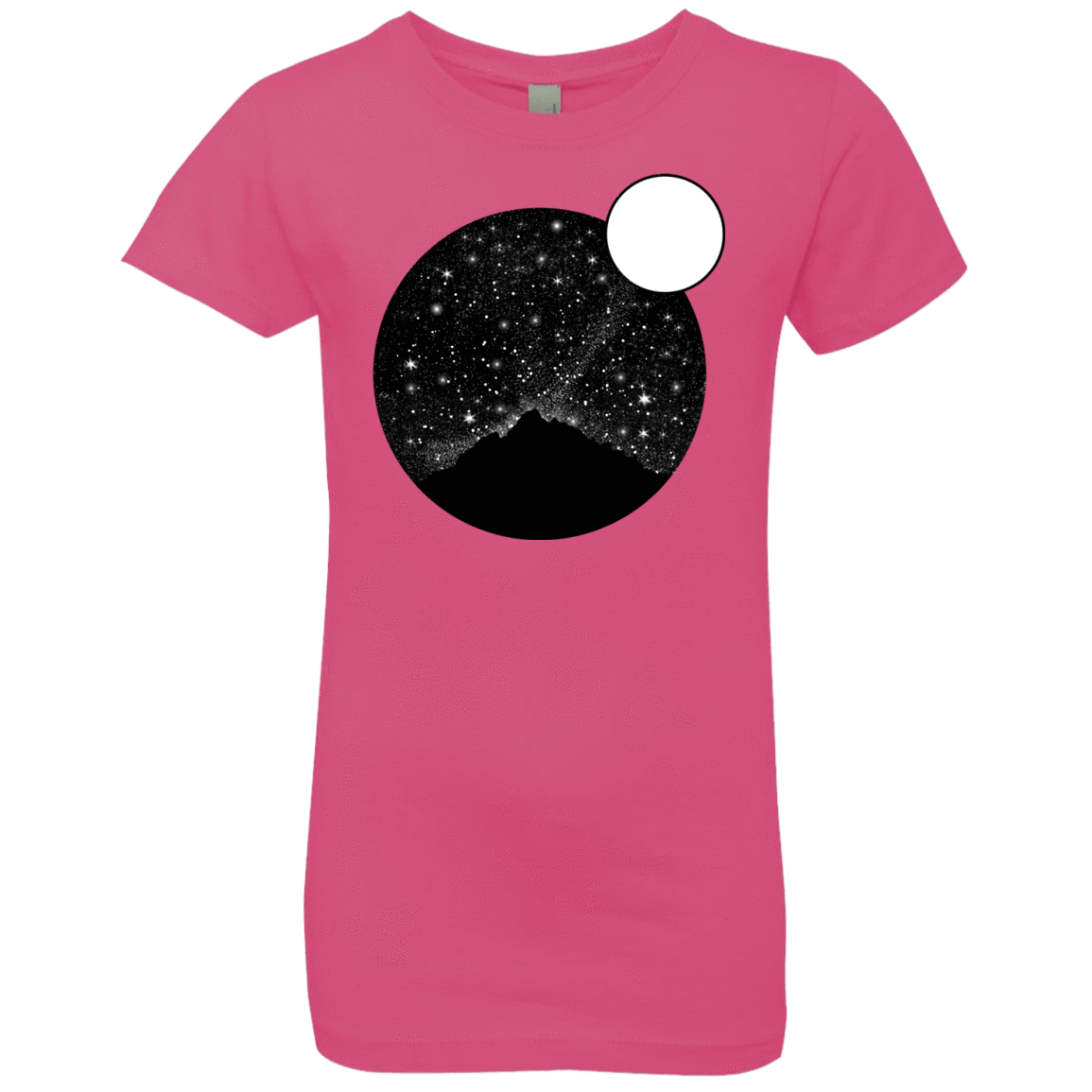 T-Shirts Hot Pink / YXS Sky Full of Stars Girls Premium T-Shirt