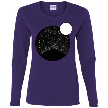 T-Shirts Purple / S Sky Full of Stars Women's Long Sleeve T-Shirt