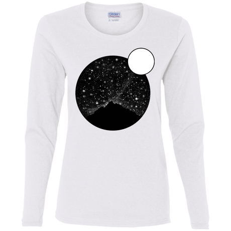 T-Shirts White / S Sky Full of Stars Women's Long Sleeve T-Shirt