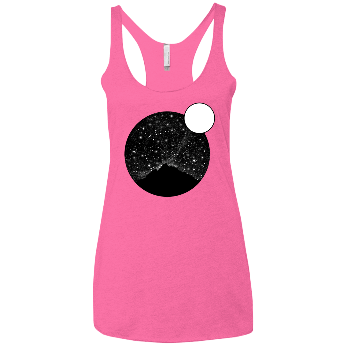 Sky Full of Stars Women's Triblend Racerback Tank
