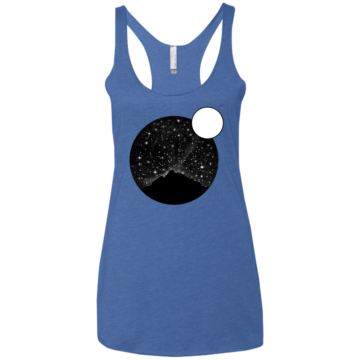 Sky Full of Stars Women's Triblend Racerback Tank