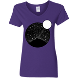 T-Shirts Purple / S Sky Full of Stars Women's V-Neck T-Shirt