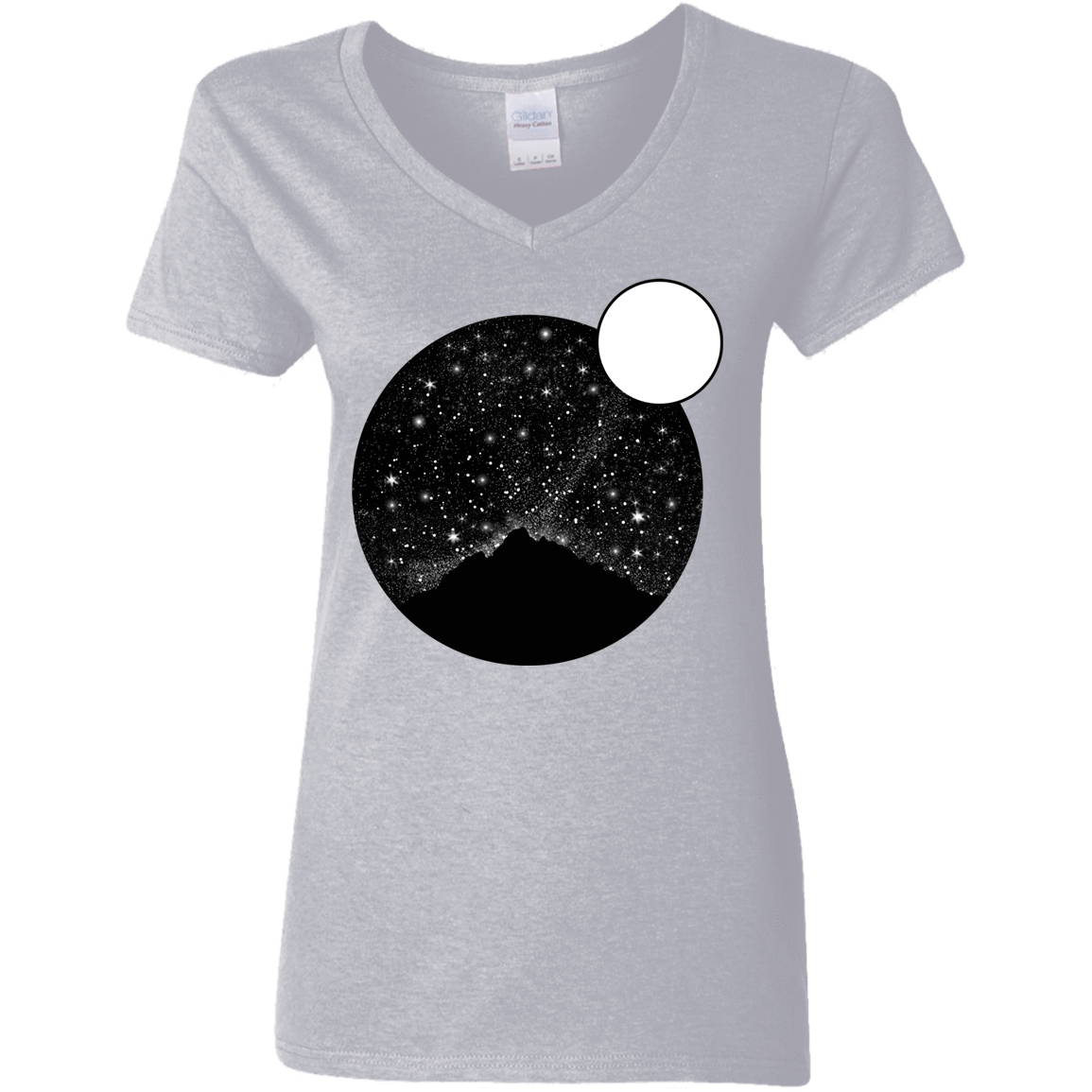 T-Shirts Sport Grey / S Sky Full of Stars Women's V-Neck T-Shirt