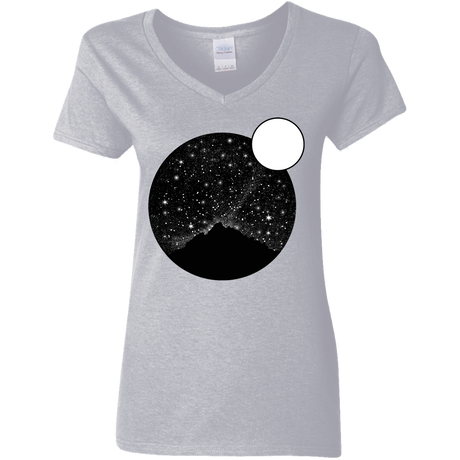 T-Shirts Sport Grey / S Sky Full of Stars Women's V-Neck T-Shirt