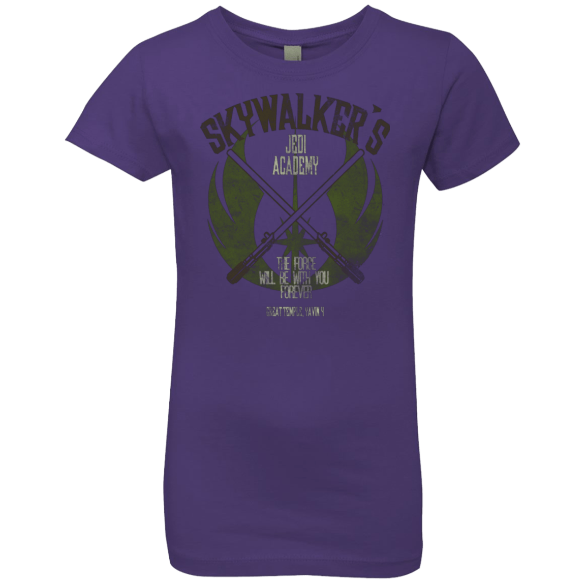 T-Shirts Purple Rush / YXS Skywalker's Jedi Academy Girls Premium T-Shirt