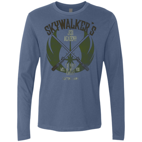 T-Shirts Indigo / Small Skywalker's Jedi Academy Men's Premium Long Sleeve