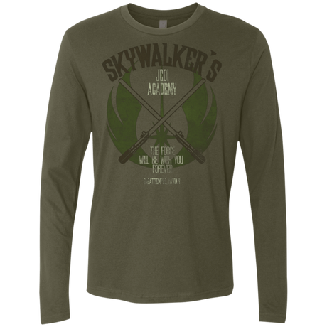 T-Shirts Military Green / Small Skywalker's Jedi Academy Men's Premium Long Sleeve