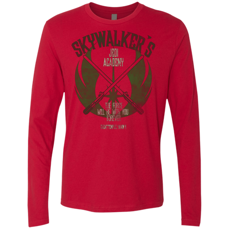 T-Shirts Red / Small Skywalker's Jedi Academy Men's Premium Long Sleeve