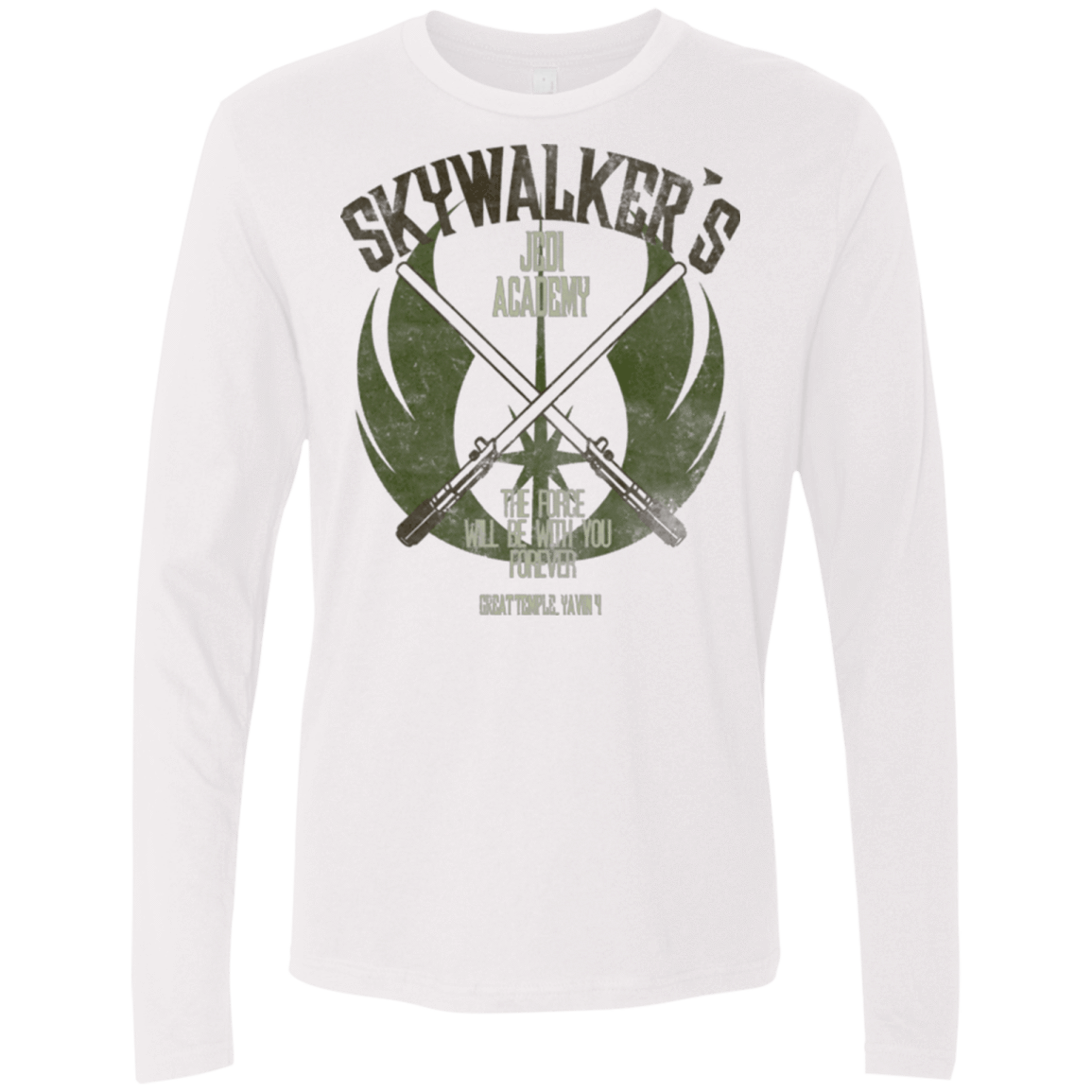 T-Shirts White / Small Skywalker's Jedi Academy Men's Premium Long Sleeve