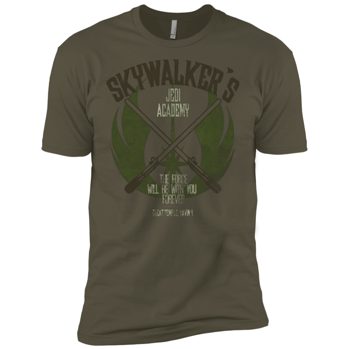 T-Shirts Military Green / X-Small Skywalker's Jedi Academy Men's Premium T-Shirt