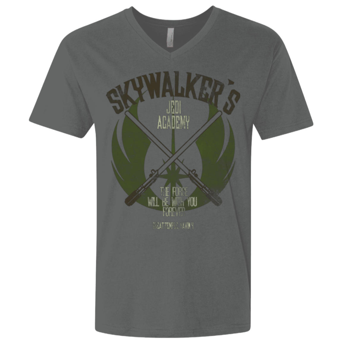 T-Shirts Heavy Metal / X-Small Skywalker's Jedi Academy Men's Premium V-Neck