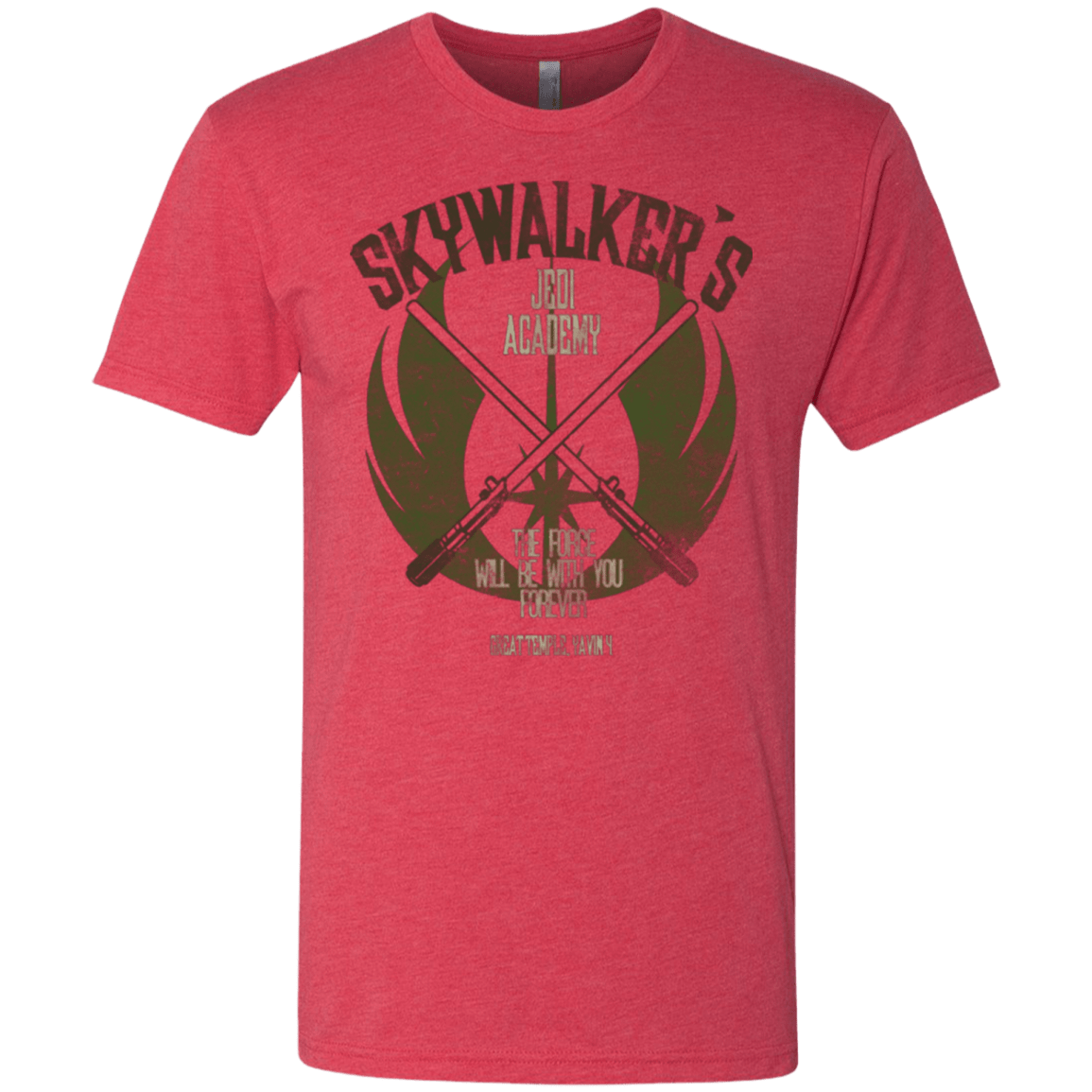 T-Shirts Vintage Red / Small Skywalker's Jedi Academy Men's Triblend T-Shirt