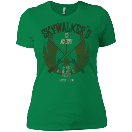 T-Shirts Kelly Green / X-Small Skywalker's Jedi Academy Women's Premium T-Shirt