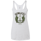 T-Shirts Heather White / X-Small Skywalker's Jedi Academy Women's Triblend Racerback Tank