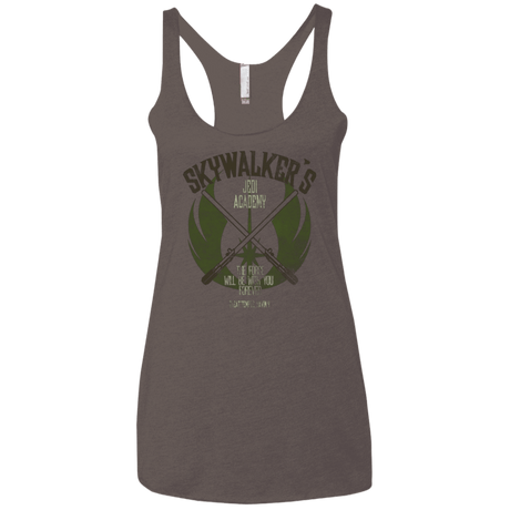 T-Shirts Macchiato / X-Small Skywalker's Jedi Academy Women's Triblend Racerback Tank