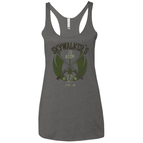 T-Shirts Premium Heather / X-Small Skywalker's Jedi Academy Women's Triblend Racerback Tank