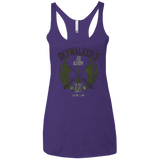 T-Shirts Purple / X-Small Skywalker's Jedi Academy Women's Triblend Racerback Tank
