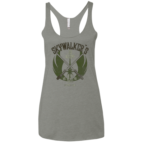 T-Shirts Venetian Grey / X-Small Skywalker's Jedi Academy Women's Triblend Racerback Tank