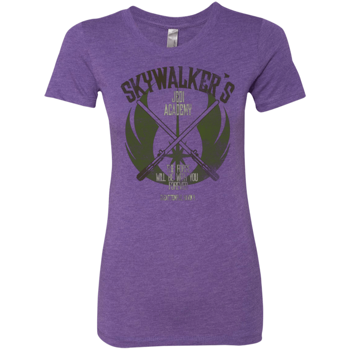 T-Shirts Purple Rush / Small Skywalker's Jedi Academy Women's Triblend T-Shirt