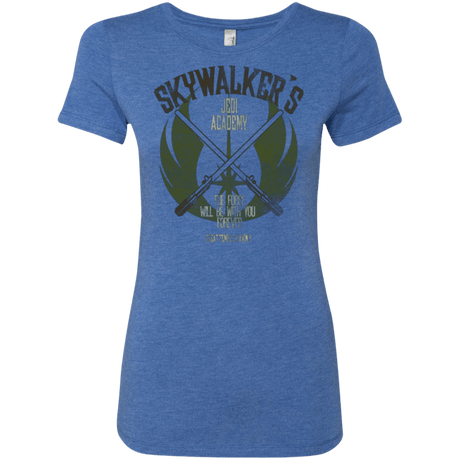 T-Shirts Vintage Royal / Small Skywalker's Jedi Academy Women's Triblend T-Shirt