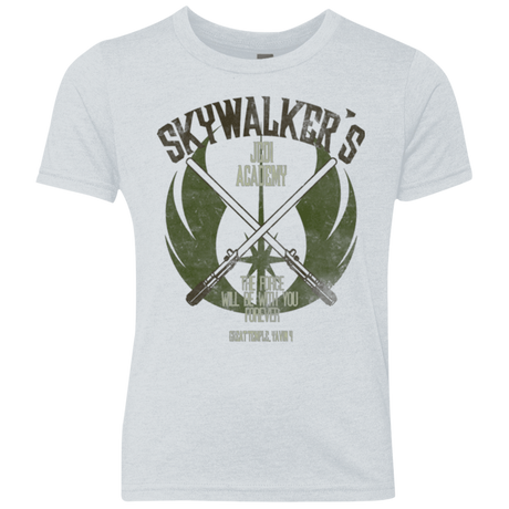 T-Shirts Heather White / YXS Skywalker's Jedi Academy Youth Triblend T-Shirt