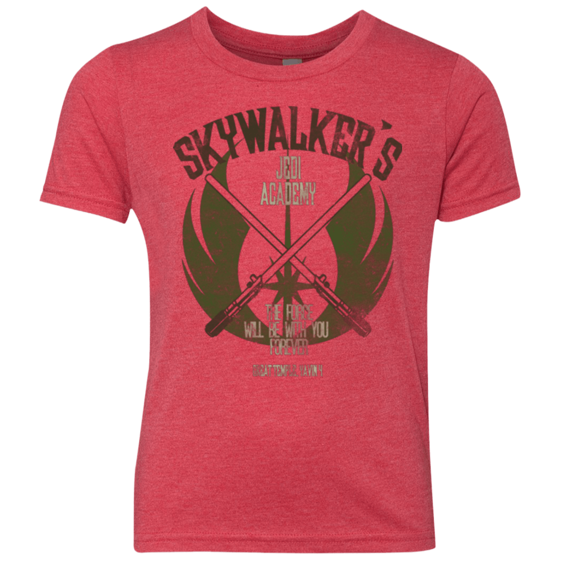 T-Shirts Vintage Red / YXS Skywalker's Jedi Academy Youth Triblend T-Shirt