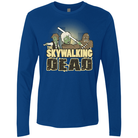 T-Shirts Royal / Small Skywalking Dead Men's Premium Long Sleeve