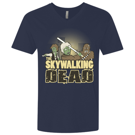 T-Shirts Midnight Navy / X-Small Skywalking Dead Men's Premium V-Neck