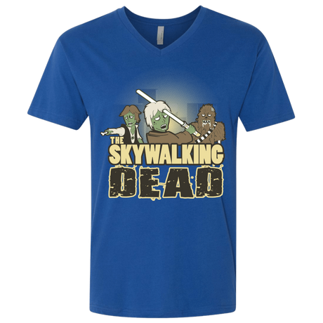 T-Shirts Royal / X-Small Skywalking Dead Men's Premium V-Neck