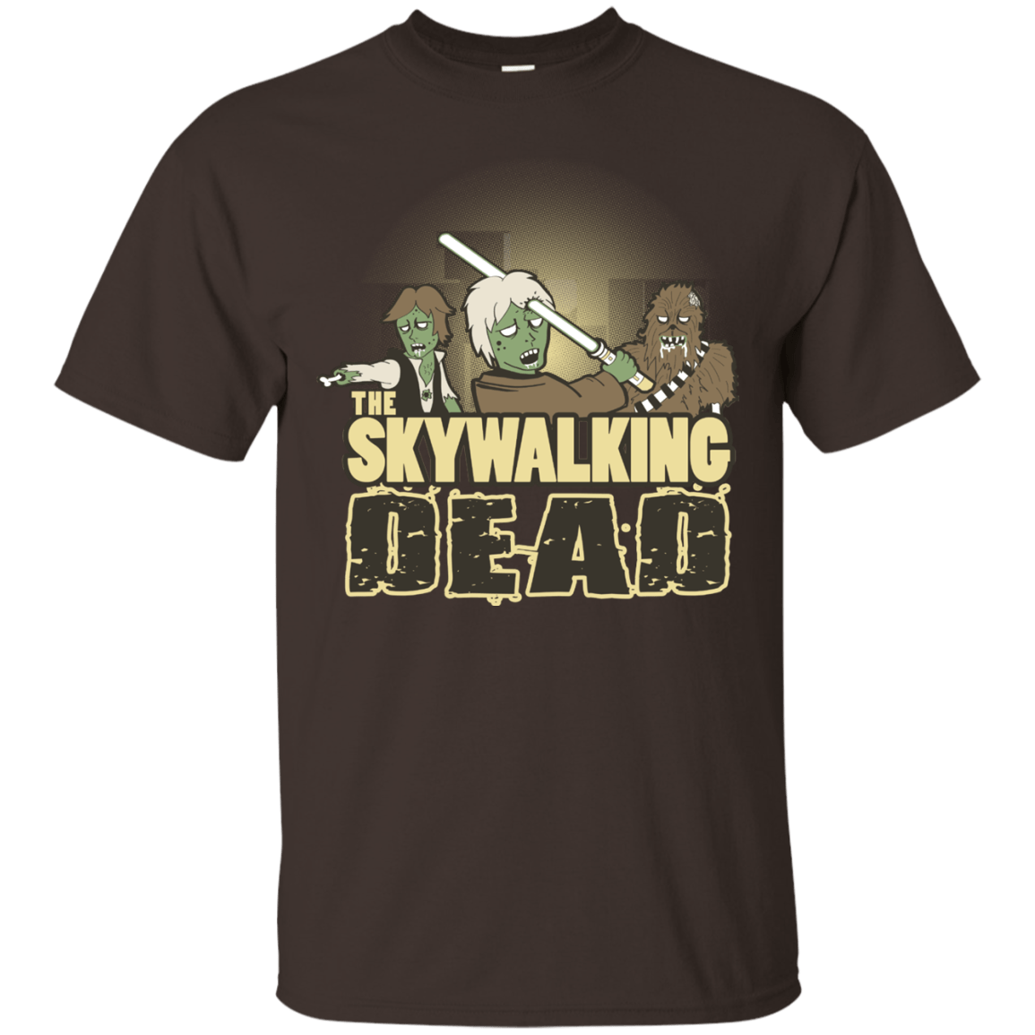 T-Shirts Dark Chocolate / Small Skywalking Dead T-Shirt