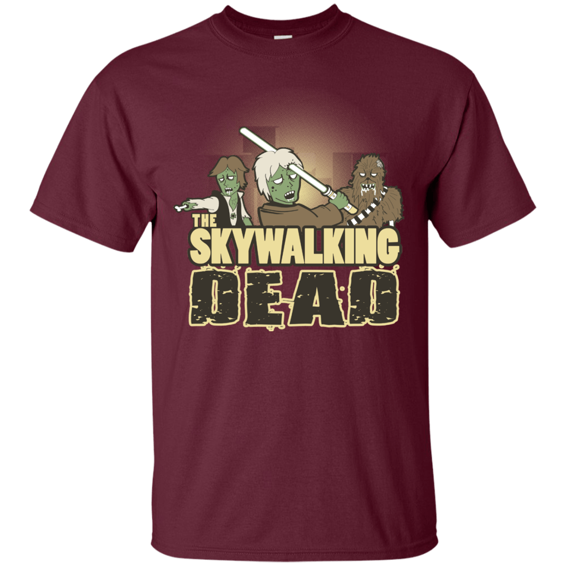 T-Shirts Maroon / Small Skywalking Dead T-Shirt