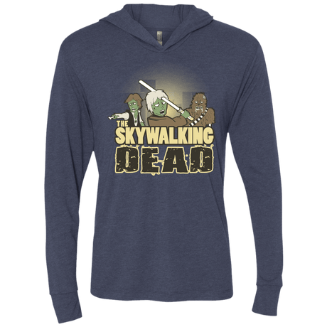 T-Shirts Vintage Navy / X-Small Skywalking Dead Triblend Long Sleeve Hoodie Tee
