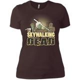 T-Shirts Dark Chocolate / X-Small Skywalking Dead Women's Premium T-Shirt
