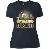 T-Shirts Indigo / X-Small Skywalking Dead Women's Premium T-Shirt
