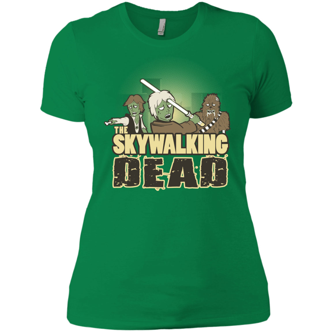 T-Shirts Kelly Green / X-Small Skywalking Dead Women's Premium T-Shirt