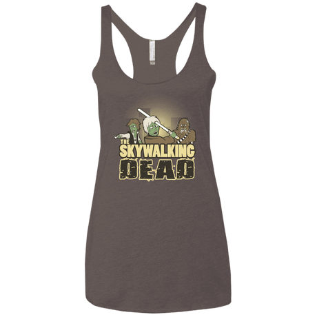 T-Shirts Macchiato / X-Small Skywalking Dead Women's Triblend Racerback Tank
