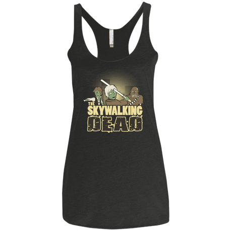 T-Shirts Vintage Black / X-Small Skywalking Dead Women's Triblend Racerback Tank