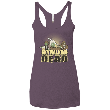 T-Shirts Vintage Purple / X-Small Skywalking Dead Women's Triblend Racerback Tank