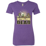 T-Shirts Purple Rush / Small Skywalking Dead Women's Triblend T-Shirt