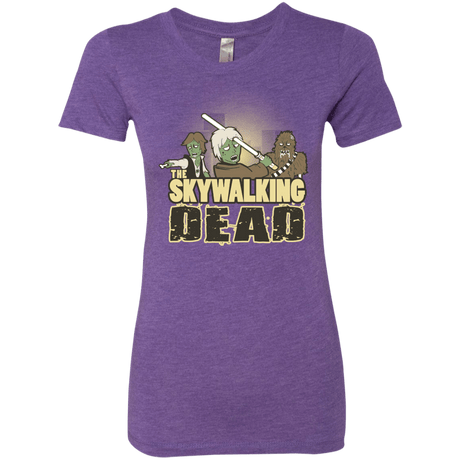 T-Shirts Purple Rush / Small Skywalking Dead Women's Triblend T-Shirt