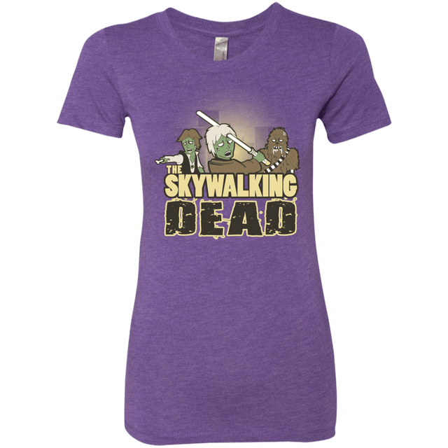 T-Shirts Purple Rush / Small Skywalking Dead Women's Triblend T-Shirt